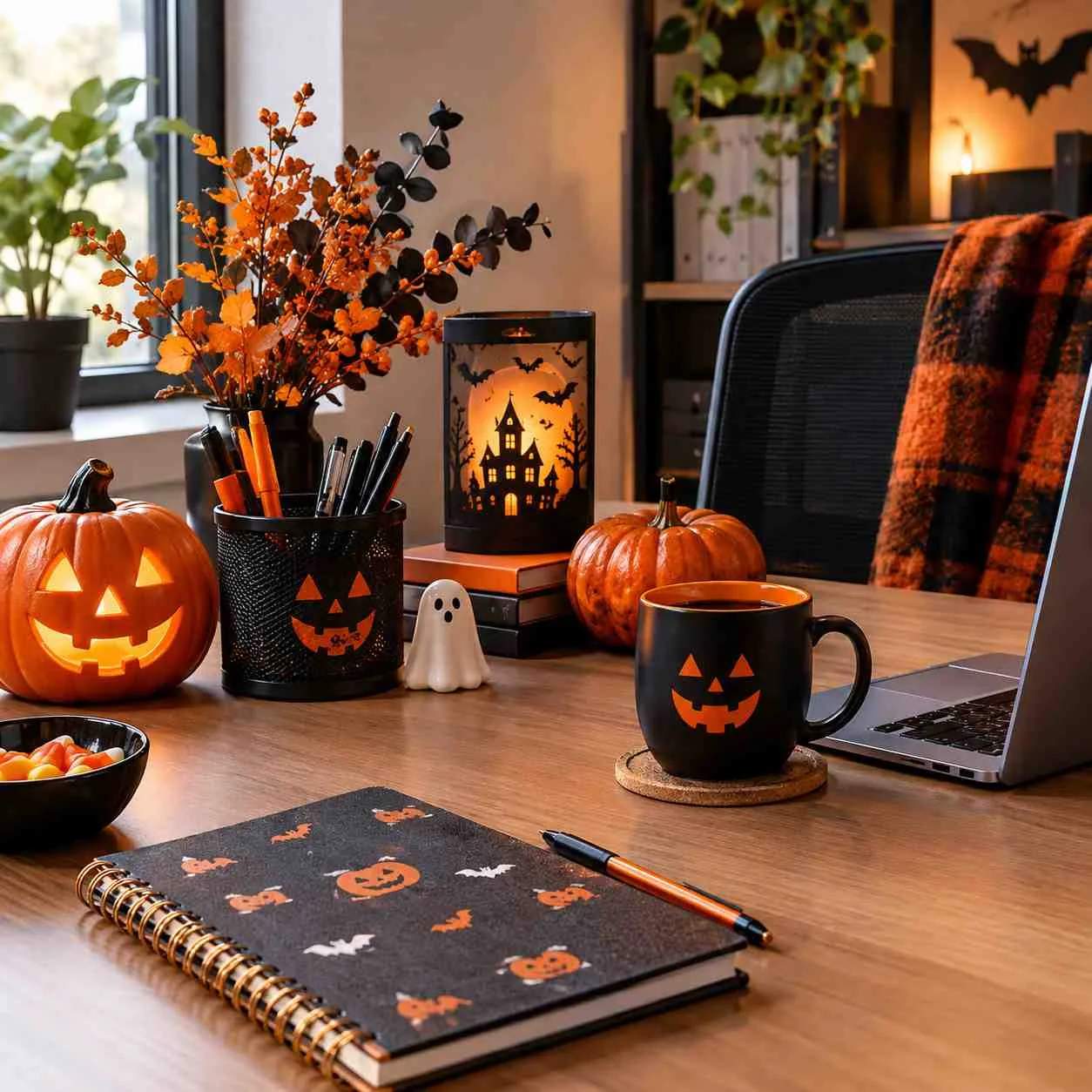 Halloween Office Desk Decor Ideas