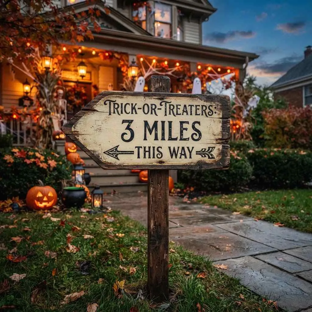 Trick-or-Treat Distance Marker