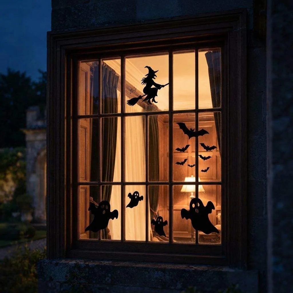 15 Halloween Decor Ideas for 2026 That'll Make Your Home the Talk of the Neighborhood 3 Spooky Silhouette Windows