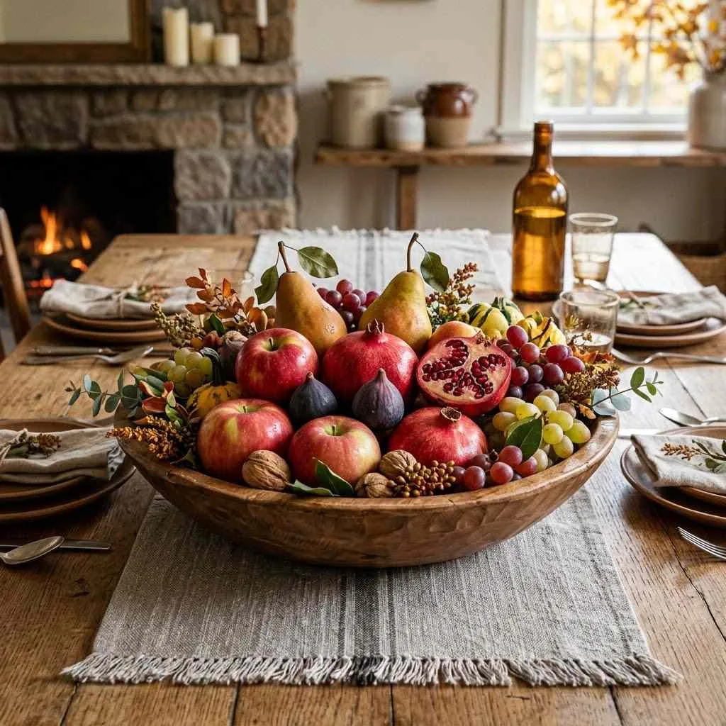 15 Fall Dinner Party Decor Ideas 10 Harvest-Inspired Fruit Bowls