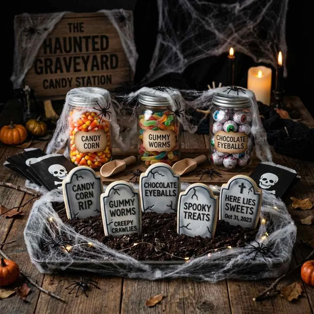 Haunted Graveyard Candy Station