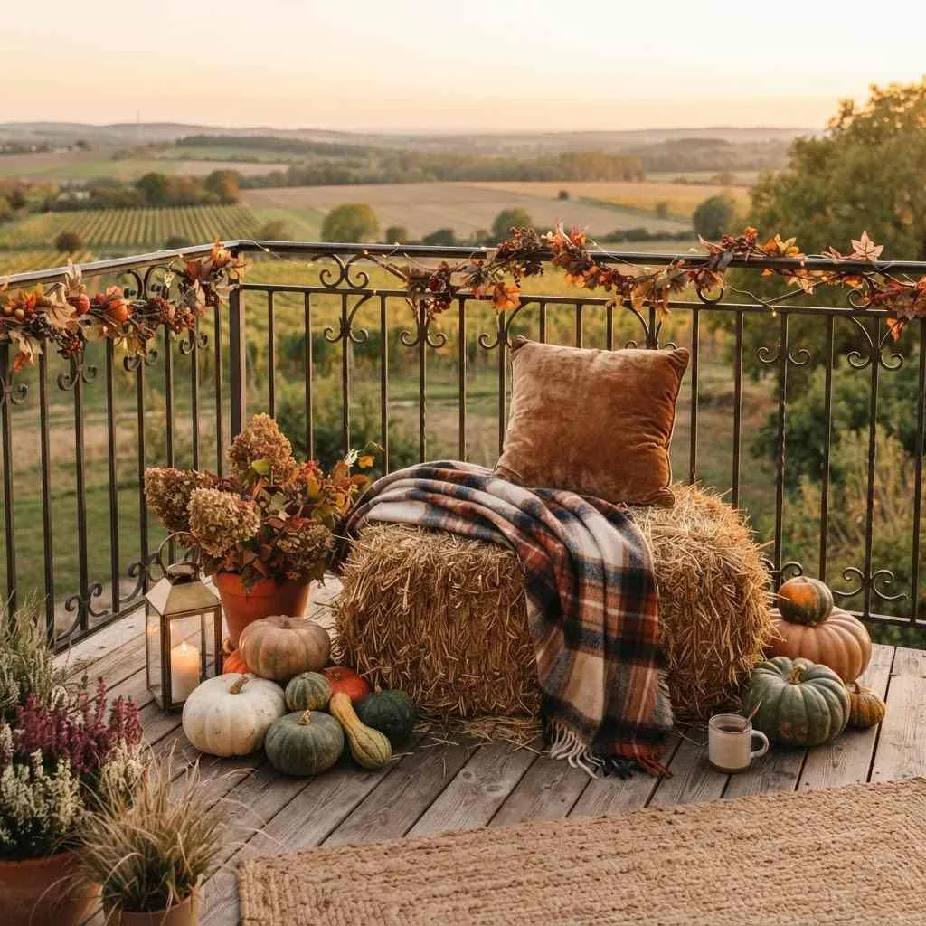 Hay Bale Seating Accent