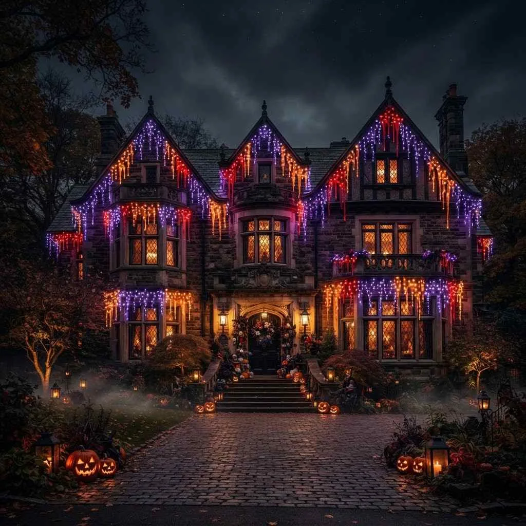 Icicle Lights with a Spooky Twist