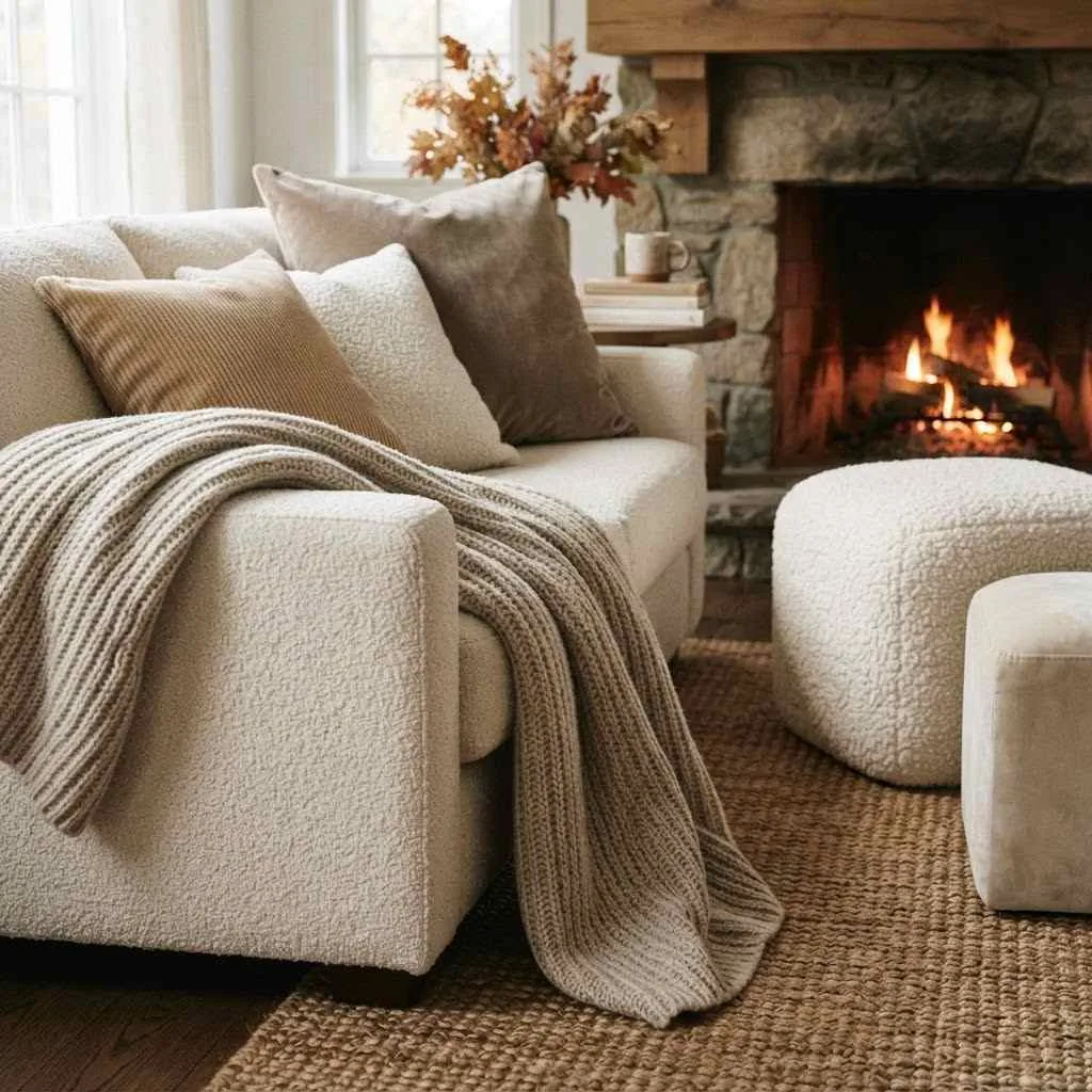 9. Layer Textured Fabrics Everywhere