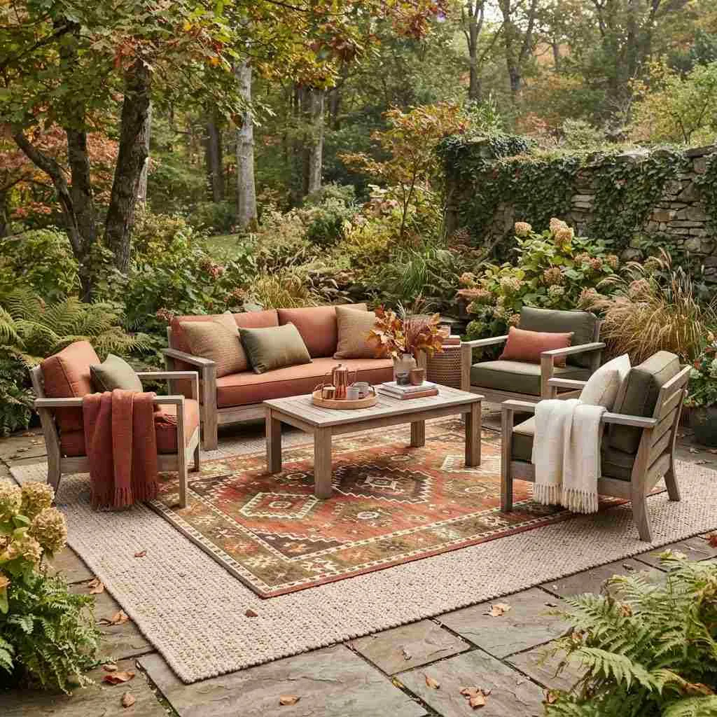 Layered Outdoor Rugs