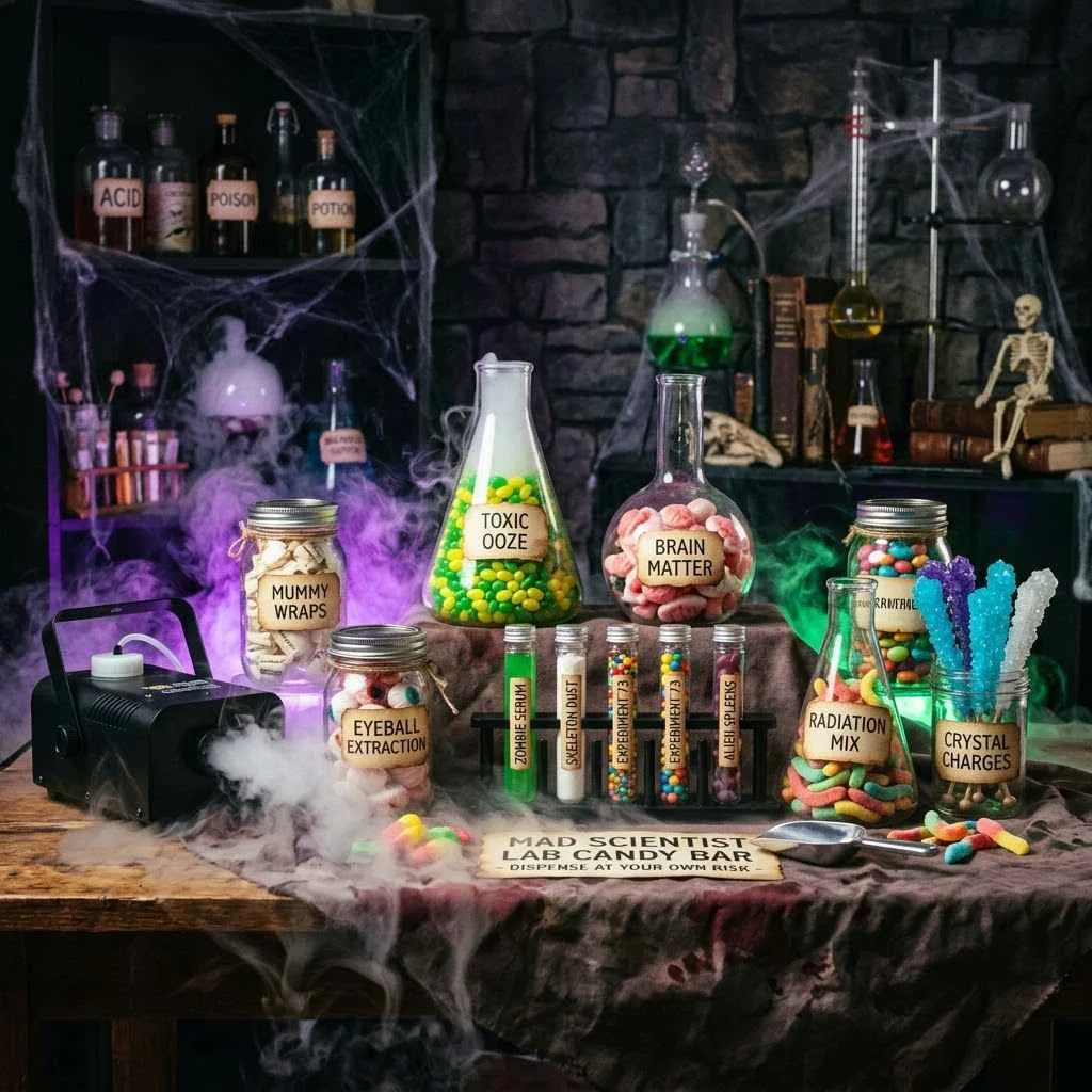 Mad Scientist Lab Candy Bar