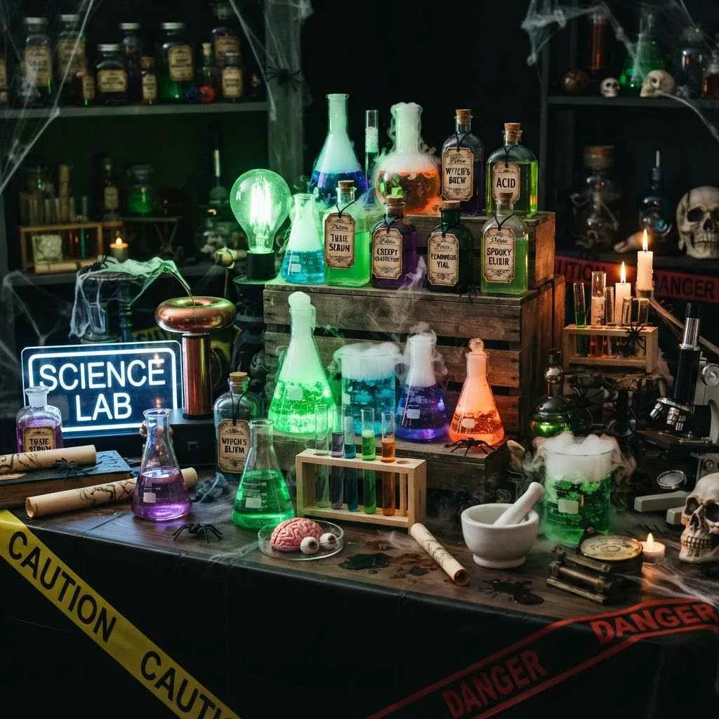 Mad Scientist's Laboratory Table