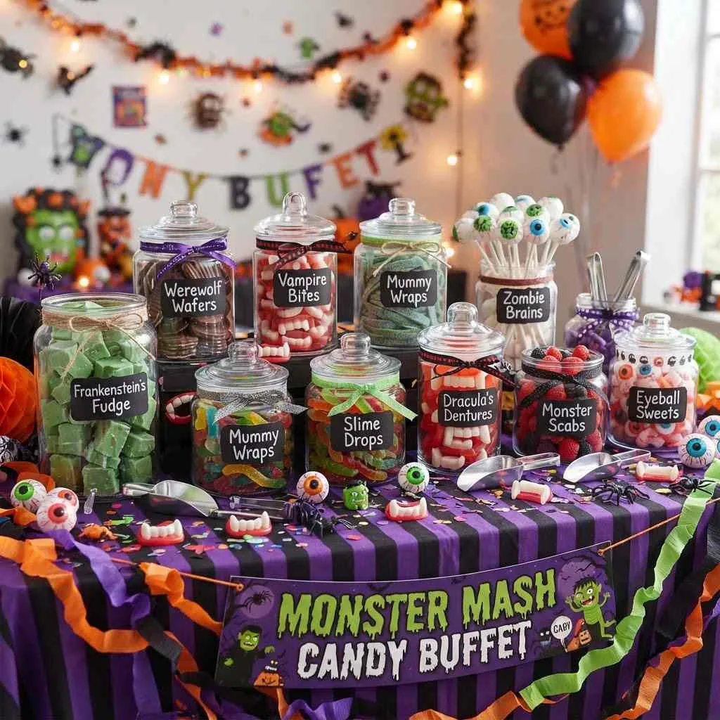 Monster Mash Candy Buffet
