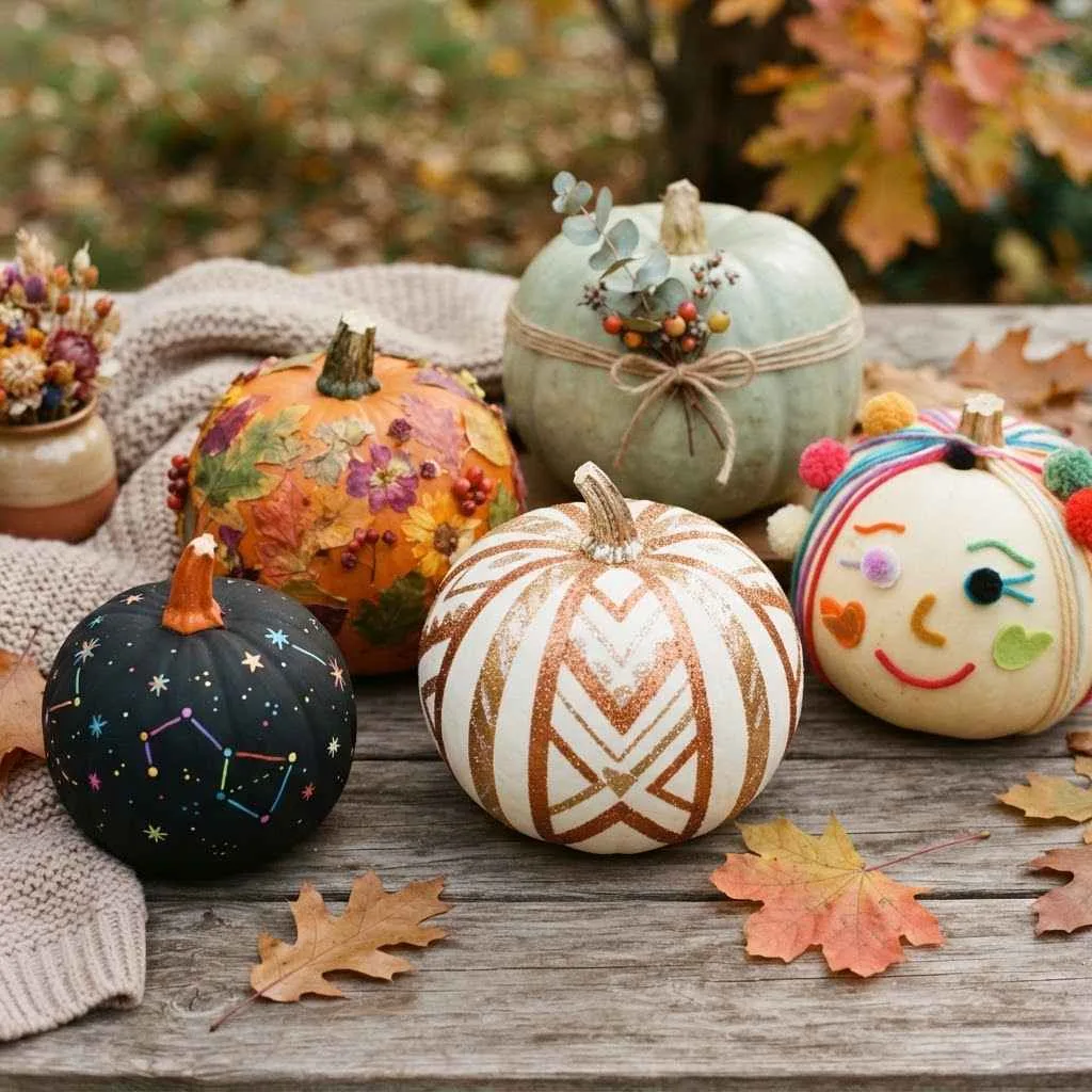 15 No-Carve Pumpkin Ideas You'll Absolutely Love This Fall 1 No-Carve Pumpkin Ideas