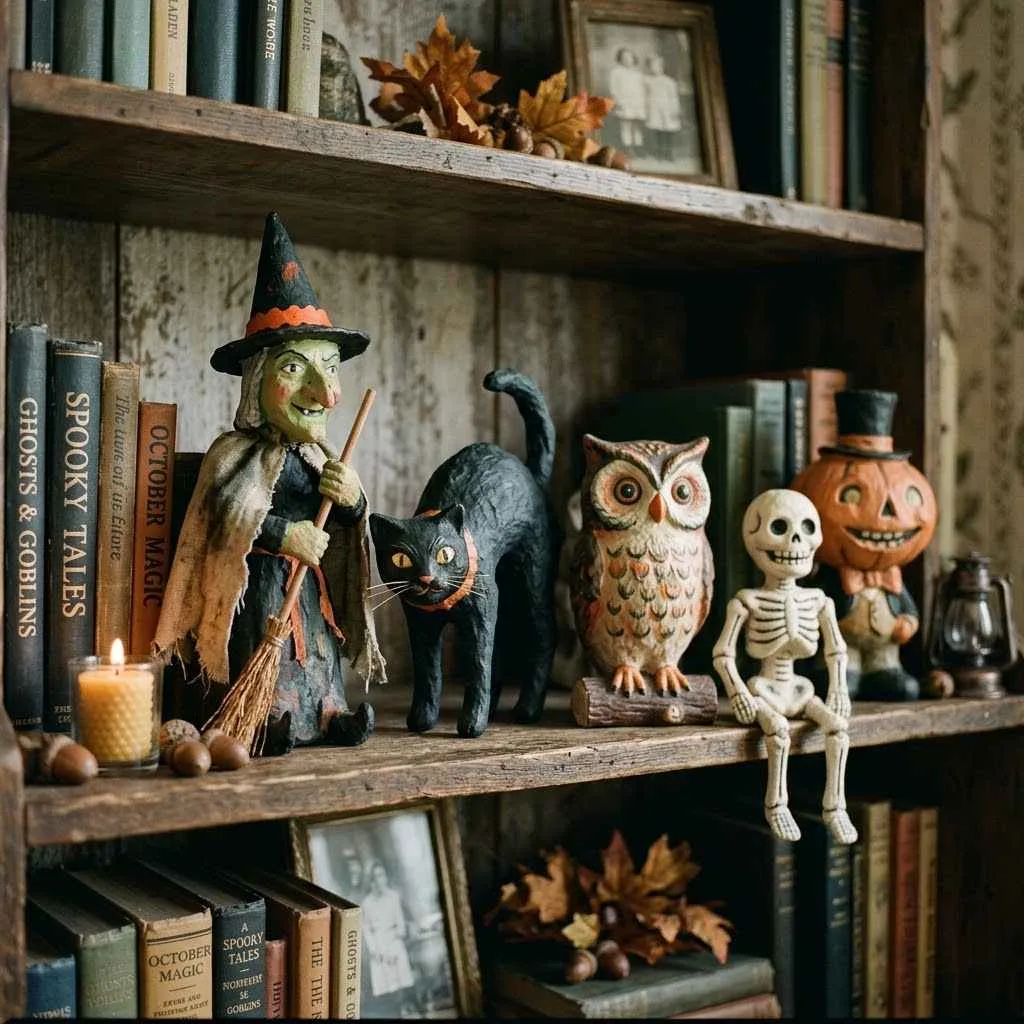 3. Old-Fashioned Paper Mache Figures