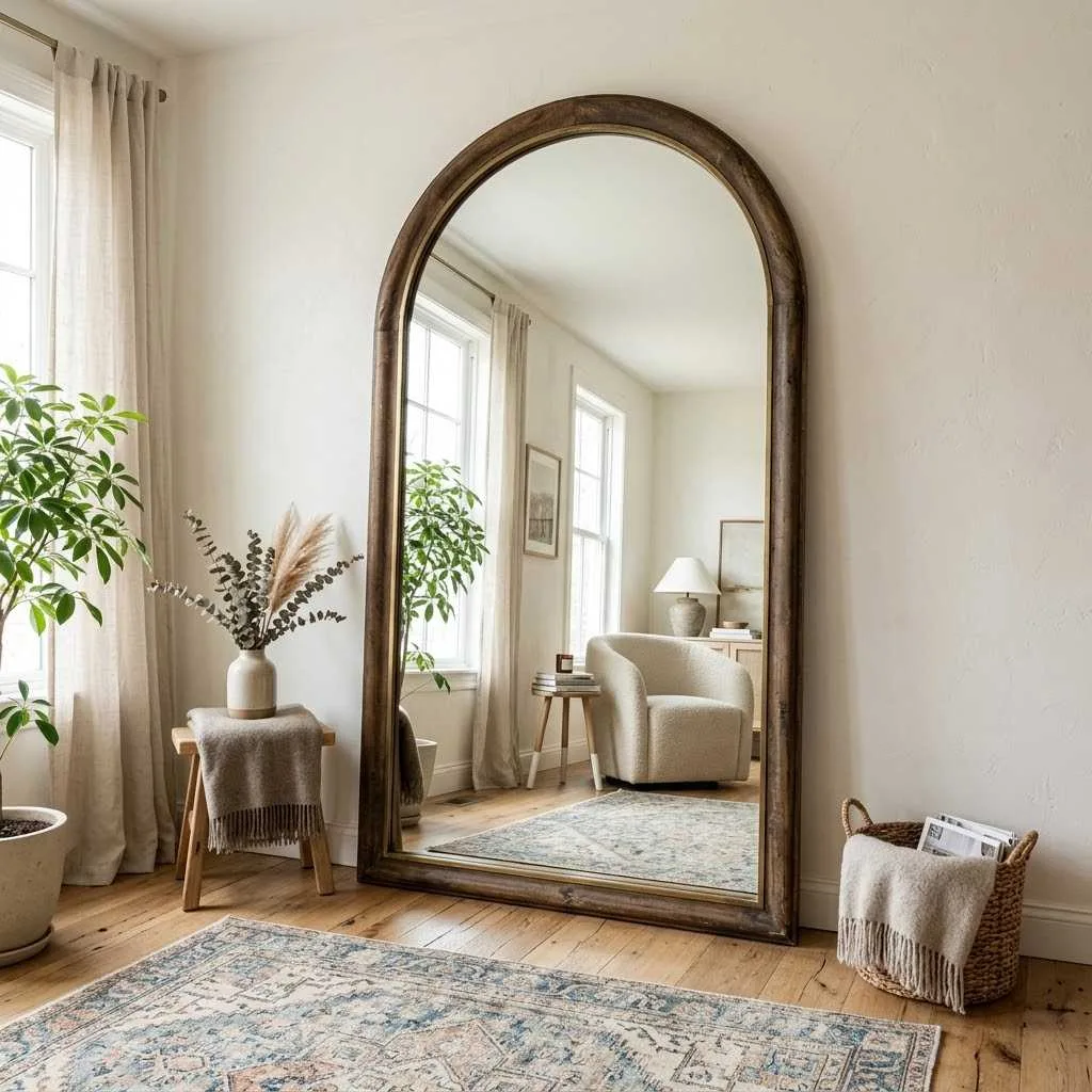 15 Fun Haus Decor Ideas to Transform Your Space 6 Oversized Statement Mirror compressed