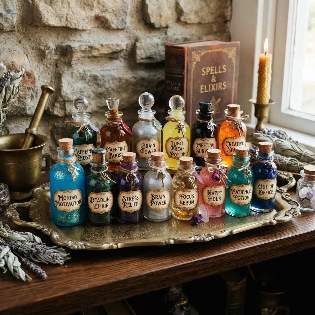 12. Potion Bottle Display
