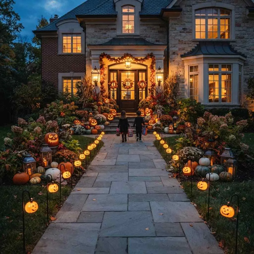 Pumpkin Patch Pathway Lighting