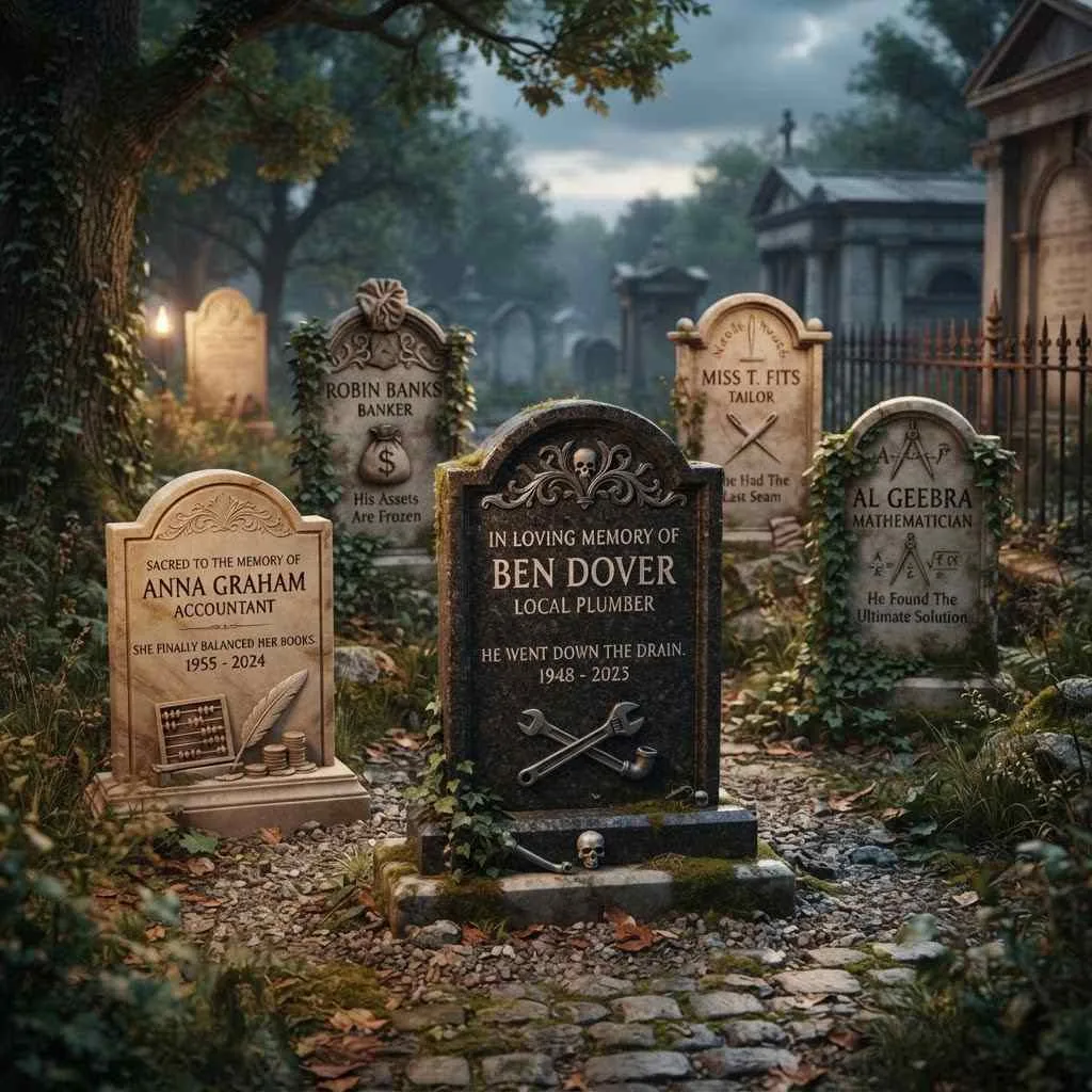 Punny Occupation Tombstone