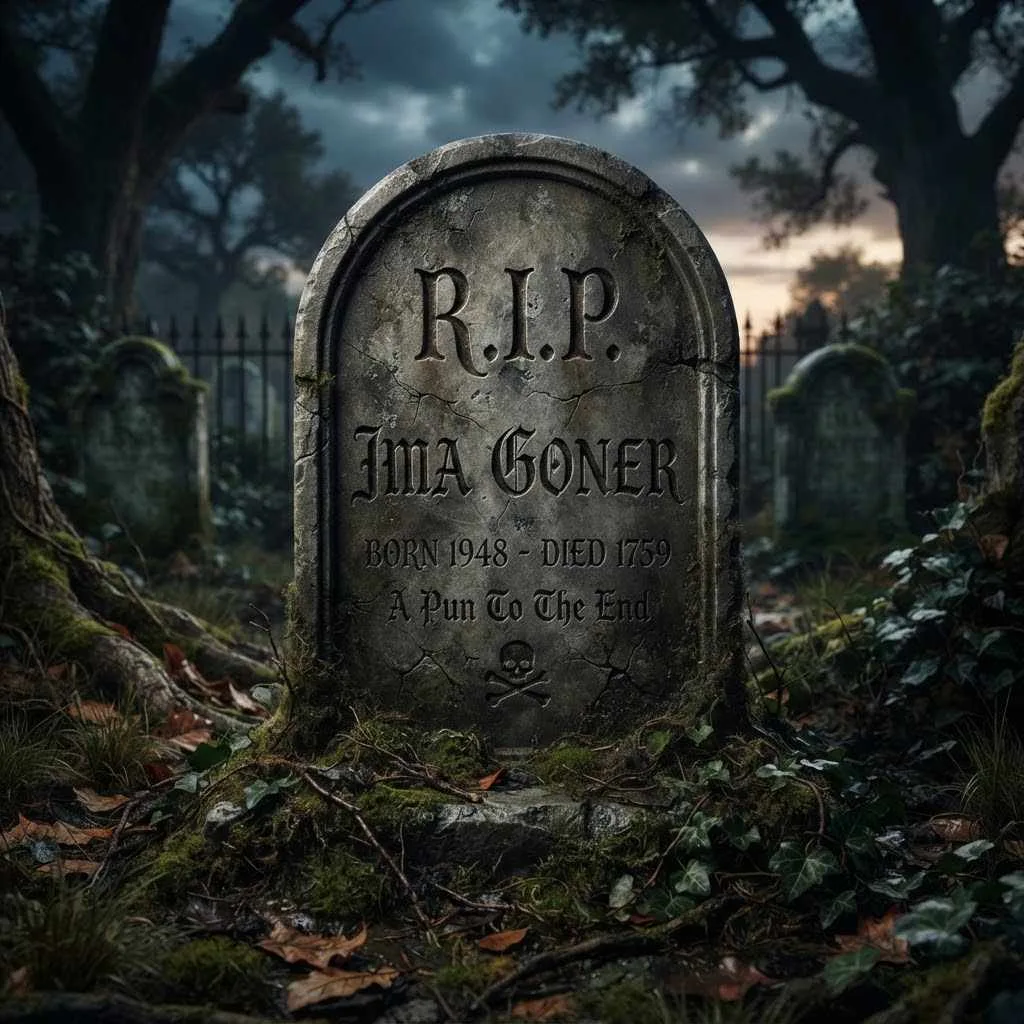  Halloween Tombstone DIY Ideas R.I.P. Ima Goner