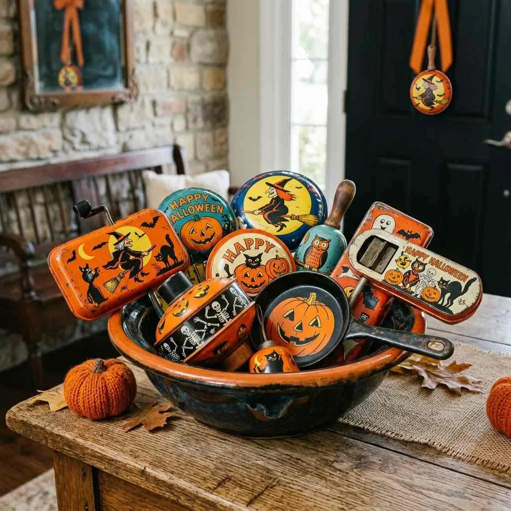 5. Retro Tin Halloween Noisemakers