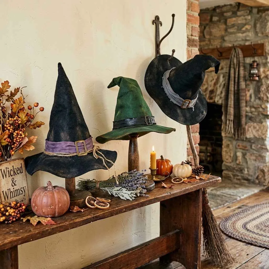 10. Retro Witch Hat Display