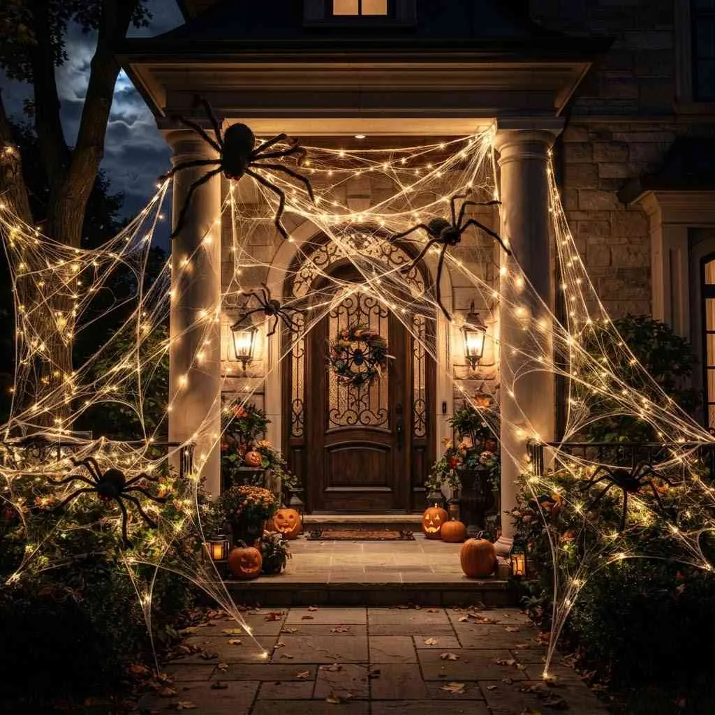 Spider Web String Lights