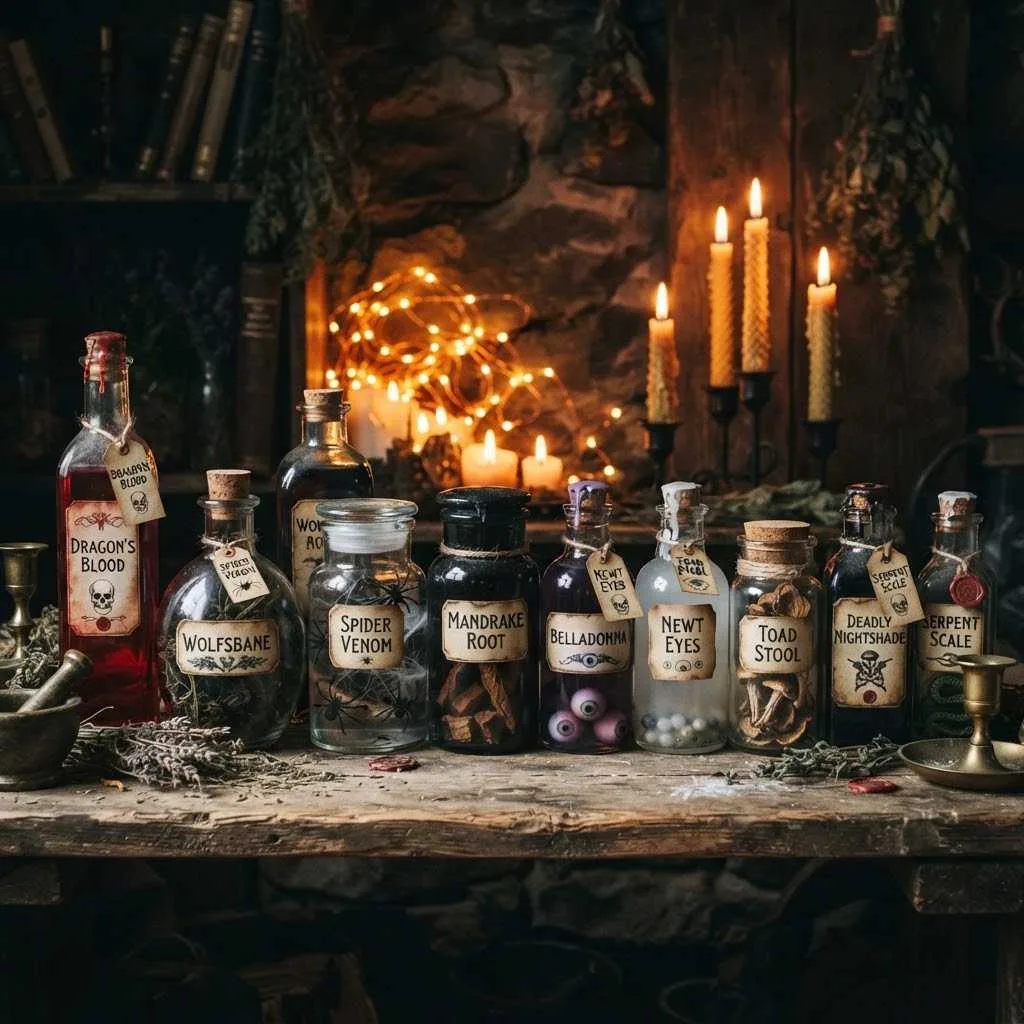 Spooky Apothecary Bottles