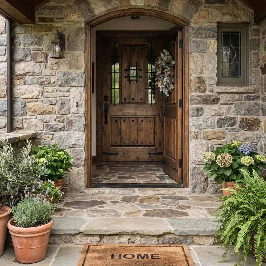 8. Stone Entryway Threshold