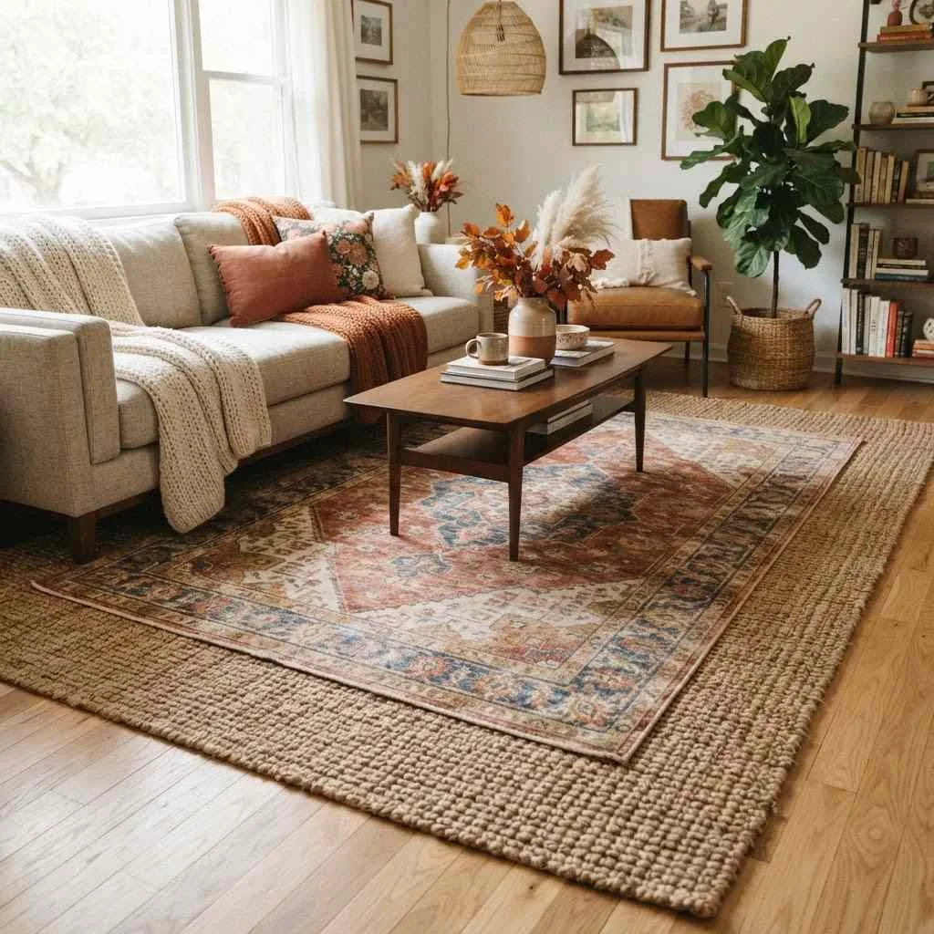 11. Style with Natural Fiber Rugs