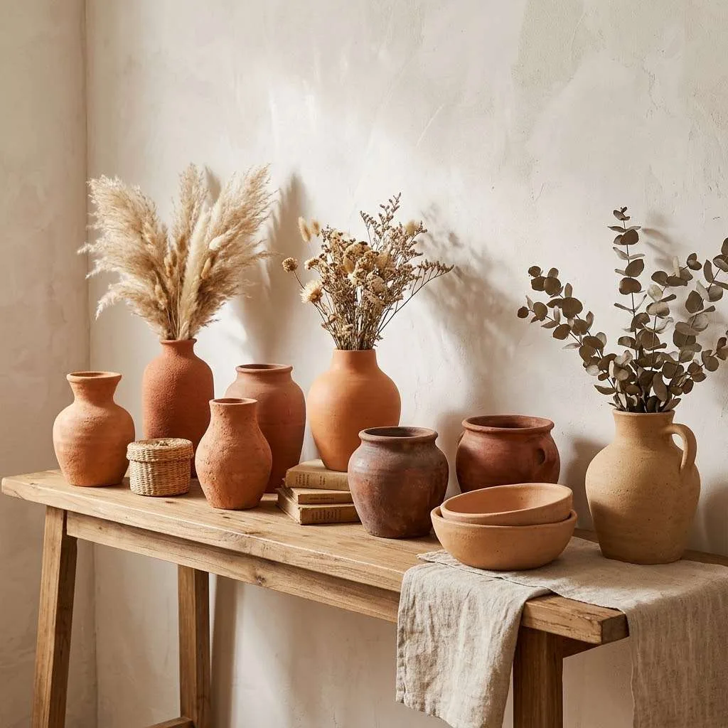 14 Moody Fall Interior Ideas For Your House 12 Terracotta and Clay Accessories