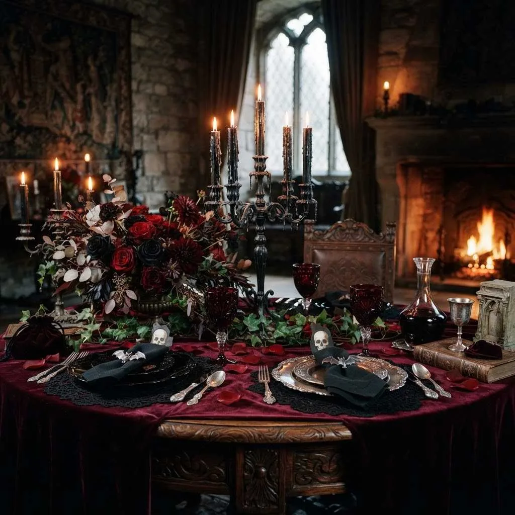 8. Vampire's Dark Romance Table