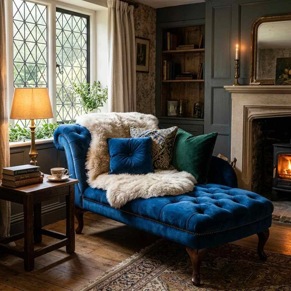 Velvet Chaise Lounges