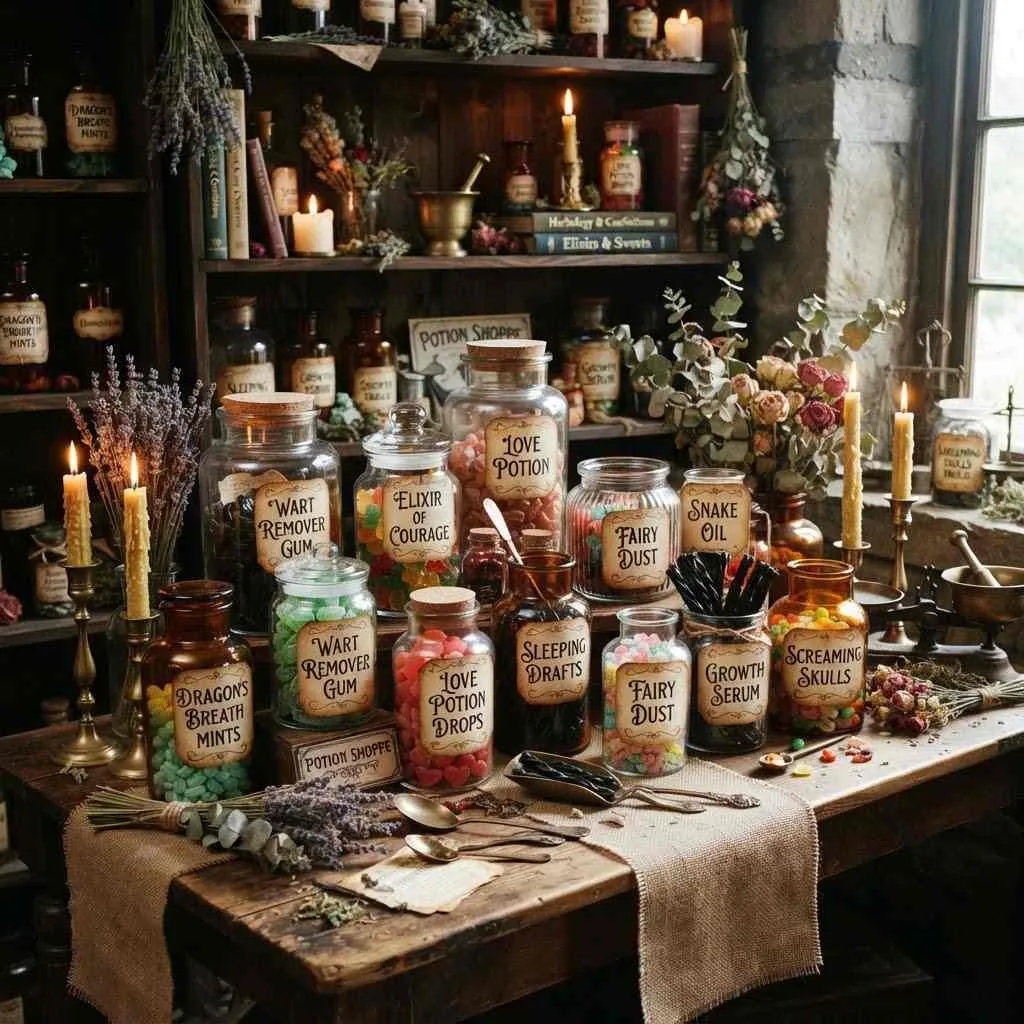 Vintage Apothecary Candy Bar