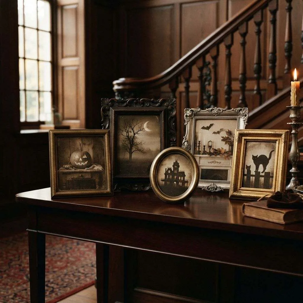 15 Vintage Halloween Decor Ideas to Bring Old-World Charm to Your Spooky Season 7 Sepia-Toned Halloween Photographs