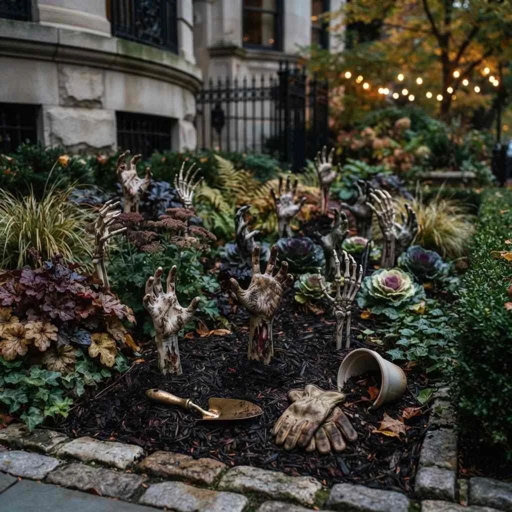 10. Zombie Hand Garden
