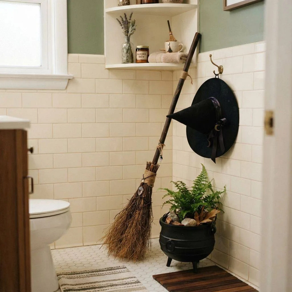 Witch's Broom Corner Display