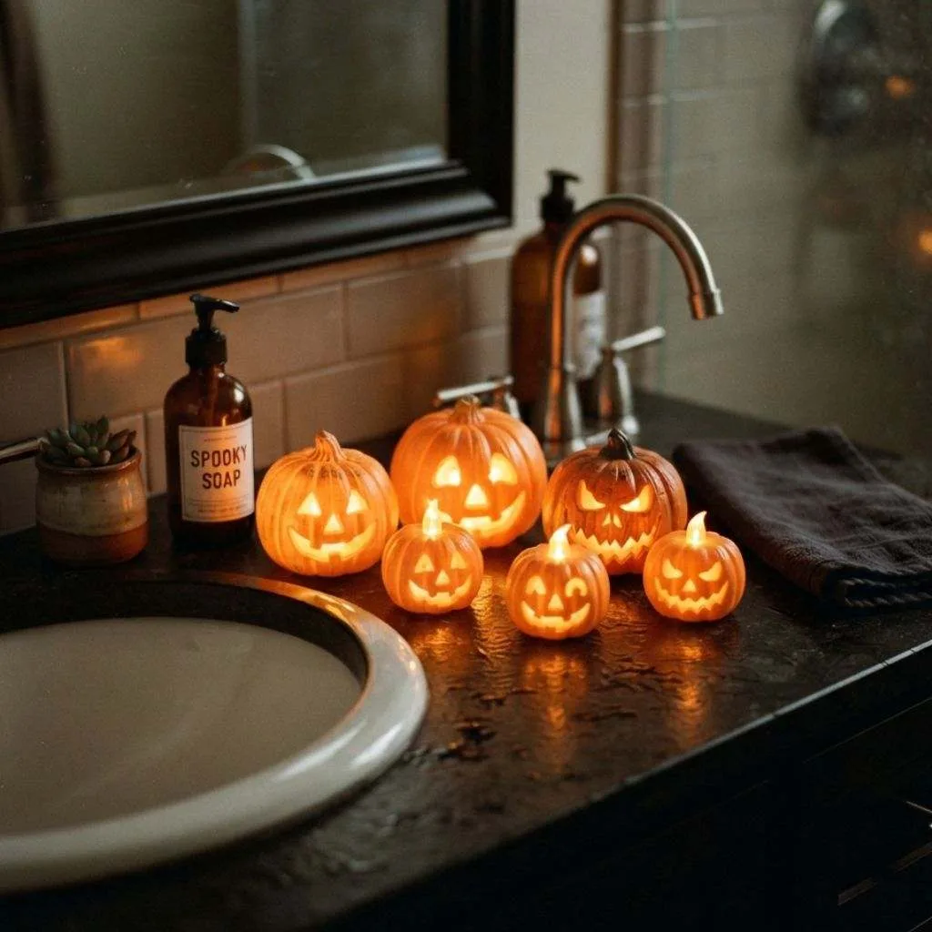 Glowing Jack-O'-Lantern Accents