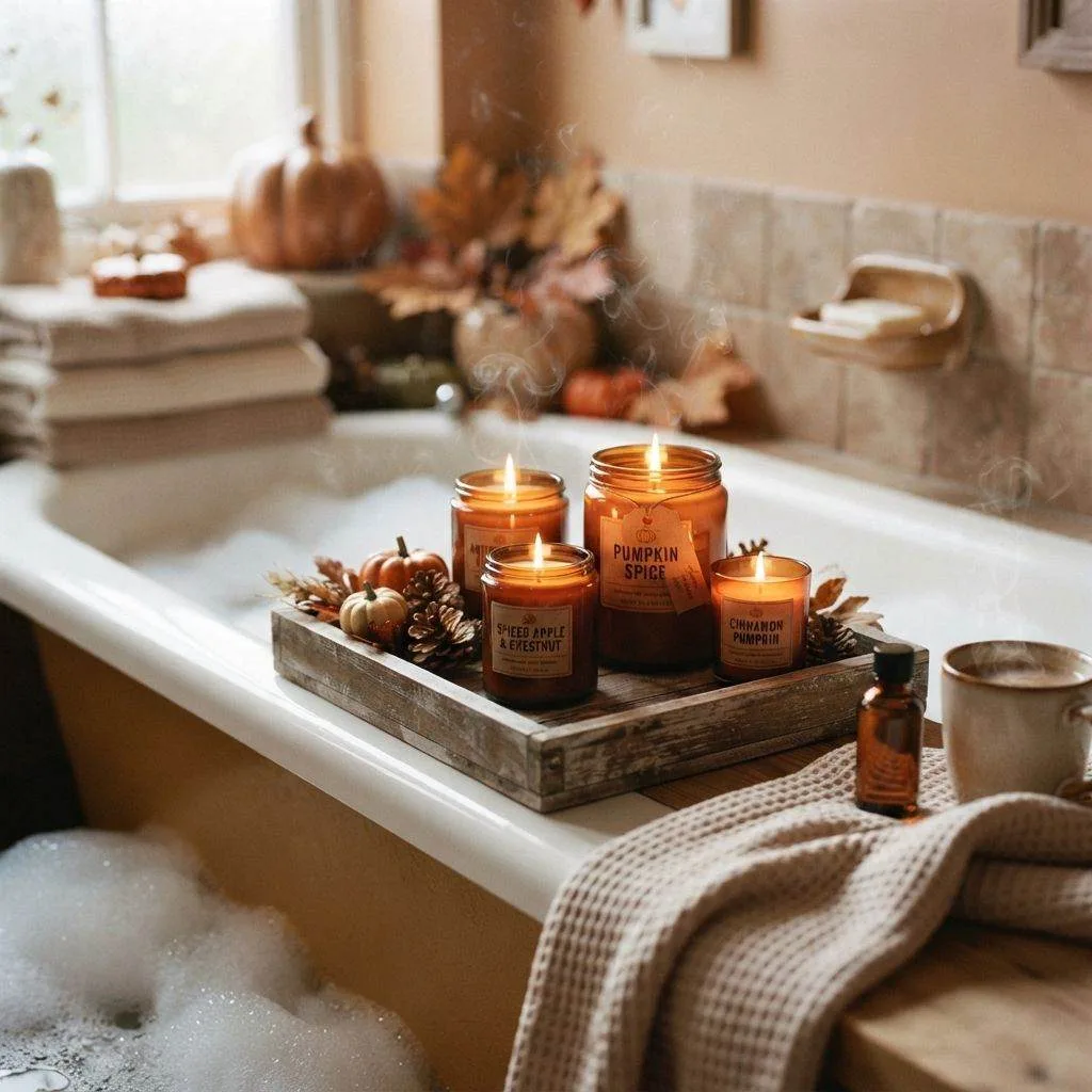 Pumpkin Spice Candle Station