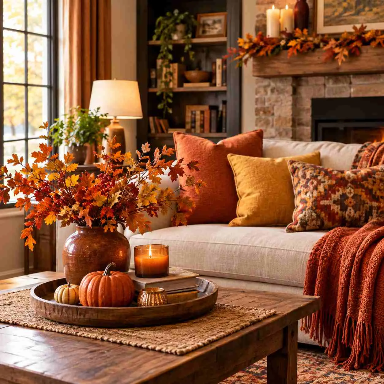 warm fall color palette decor