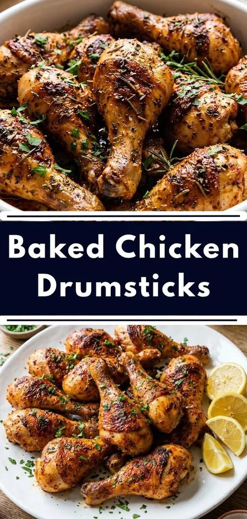 Crispy Baked Chicken Drumsticks Recipe That's Ready in 50 Minutes 2 Baked Chicken Drumsticks Recipe