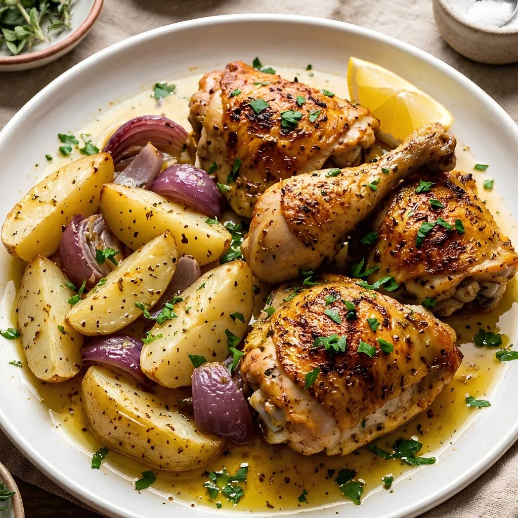 Greek Lemon Chicken Recipe: Juicy, Zesty & Full of Flavor 2 Greek Lemon Chicken Recipe