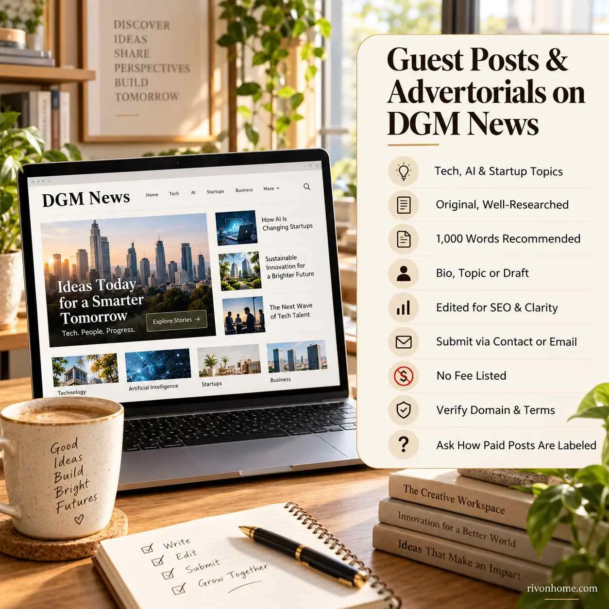 Guest Posts and Advertorials on DGM News 1