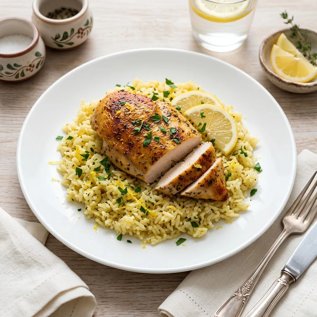 Lemon Chicken Rice Recipe: Easy One-Pan Dinner in 30 Minutes 3 Lemon Chicken Rice Recipe 2