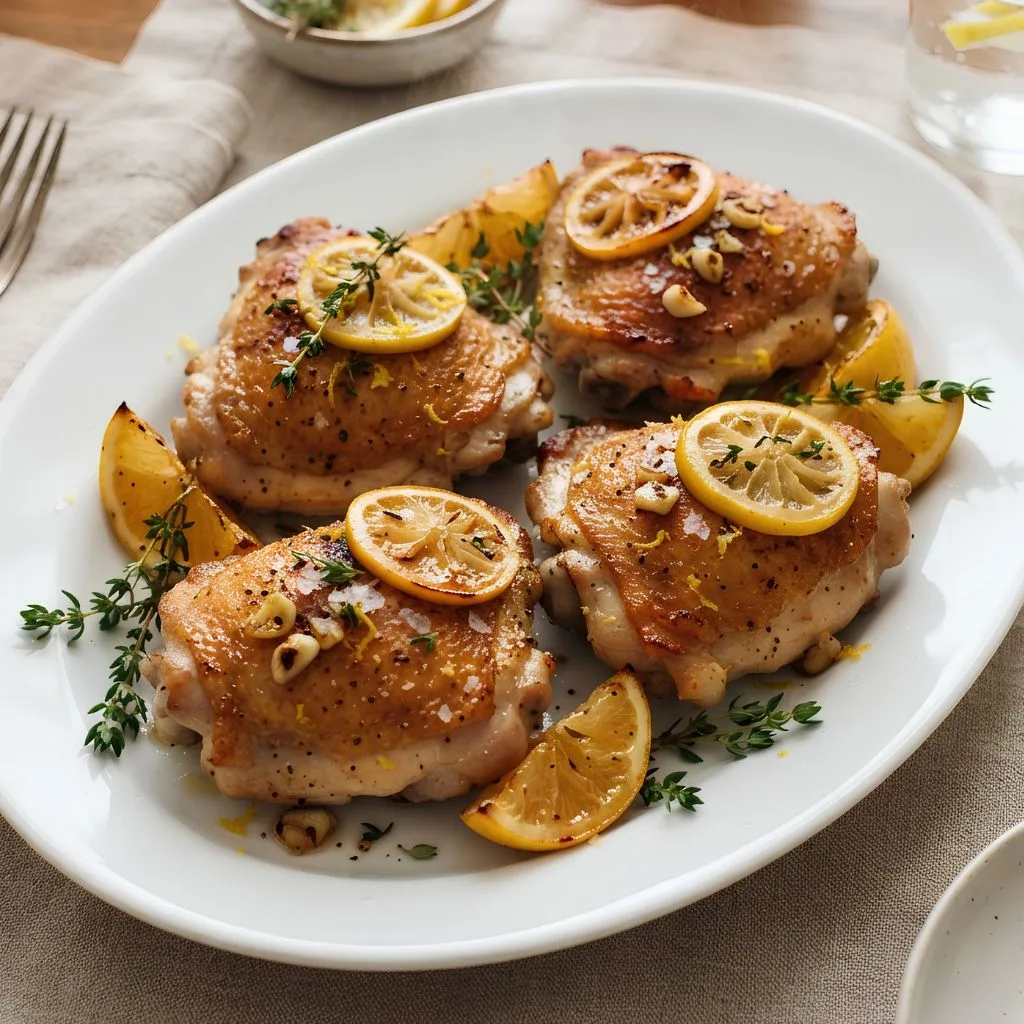 Crispy Lemon Chicken Thighs Recipe: Juicy, Zesty, Ready in 45 Min 1 Lemon Chicken Thighs Recipe