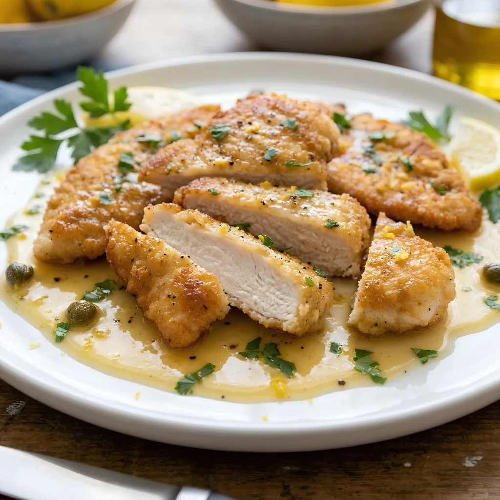 Lemon Herb Chicken Cutlets Recipe