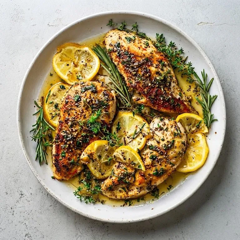 Juicy Lemon Herb Chicken Recipe: Fresh, Easy, Ready in 55 Minutes 4 Lemon Herb Chicken Recipe