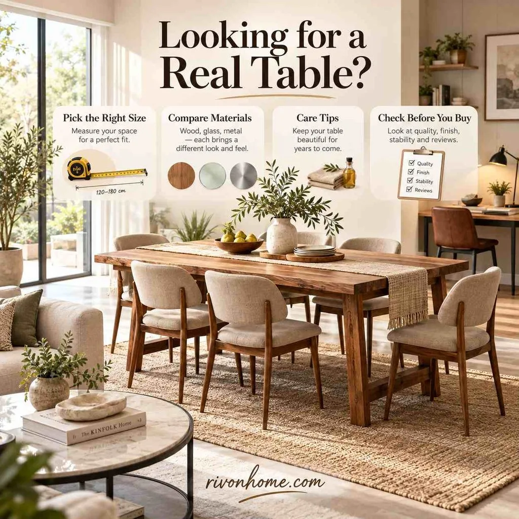 Looking for a Real Table? A Short Buying Guide