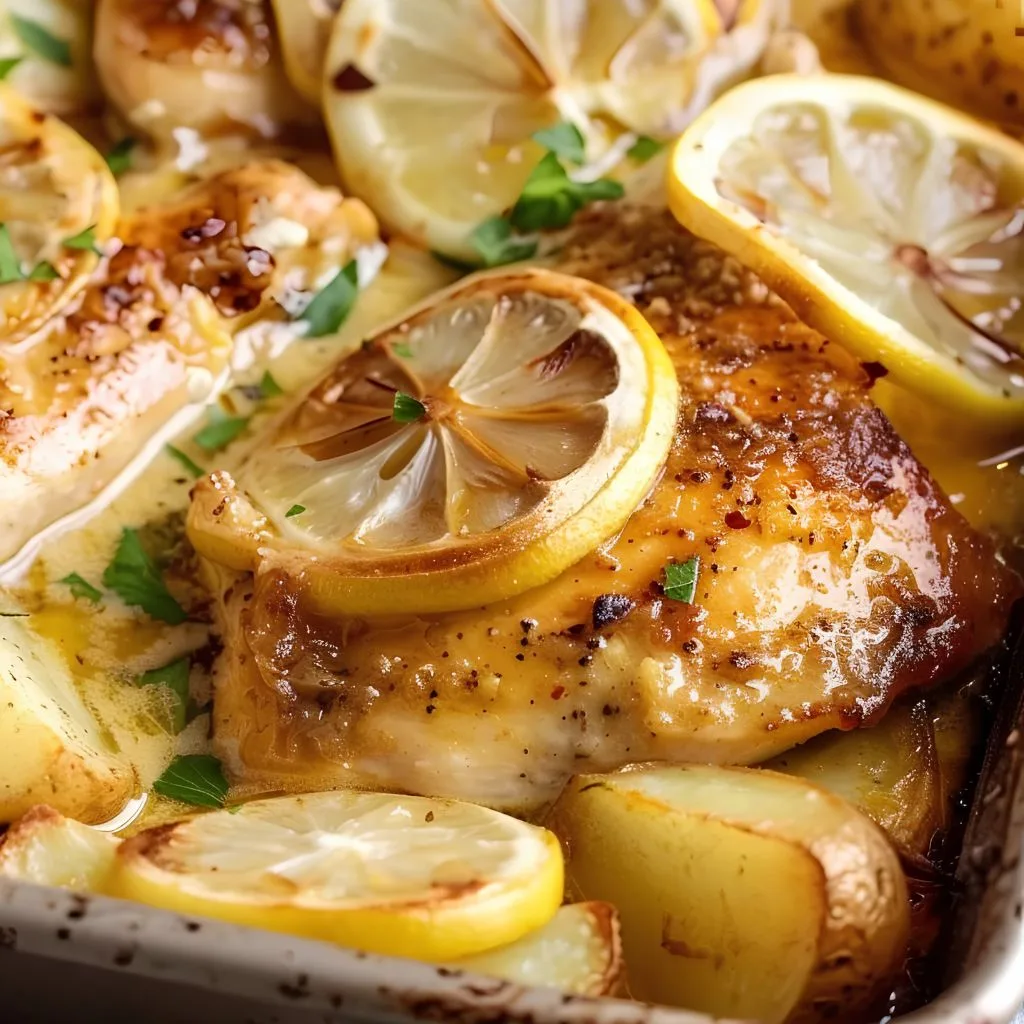 One-Pan Lemon Chicken and Potatoes Recipe