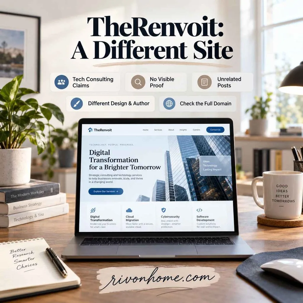 Renvoit com: What the Site Is, Who Runs It, and Whether You Can Trust It 4 TheRenvoit: A Different Site With a Similar Name